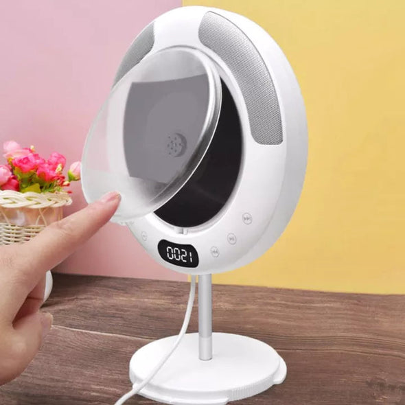 Portable Wall-Mounted Bluetooth MP3 CD Radio Music Player, Hi-Fi Sound