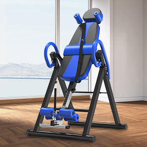 300 LBS Gravity Inversion Table Adjustable Lumbar, Foldable Design