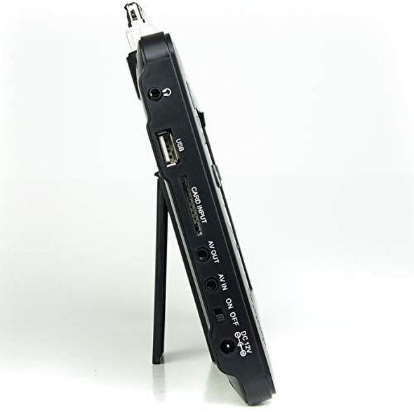 Portable 9" LCD TV, Battery Operated, Detachable Antennas, USB Input