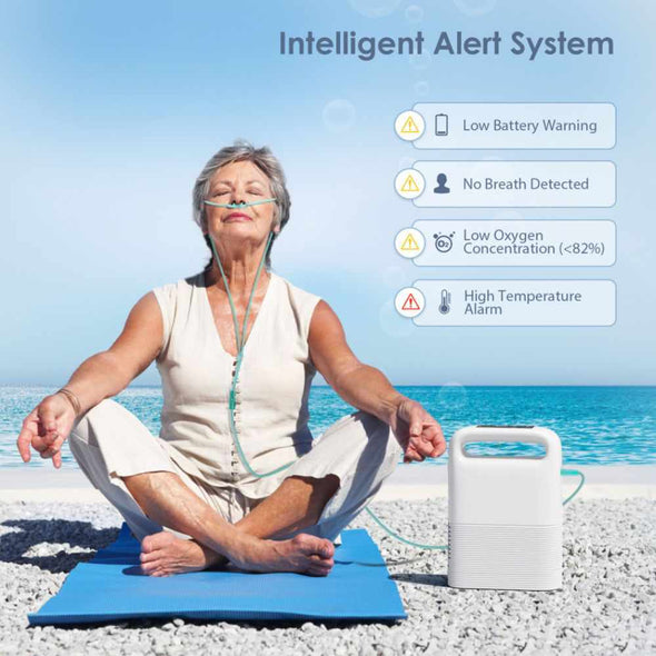 1 - 5 L/min Lightweight Pulse Flow Oxygen Concentrator - Aroflit
