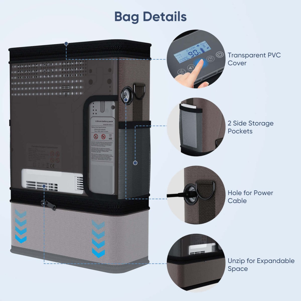 Aroflit NT-06 portable carrying bag