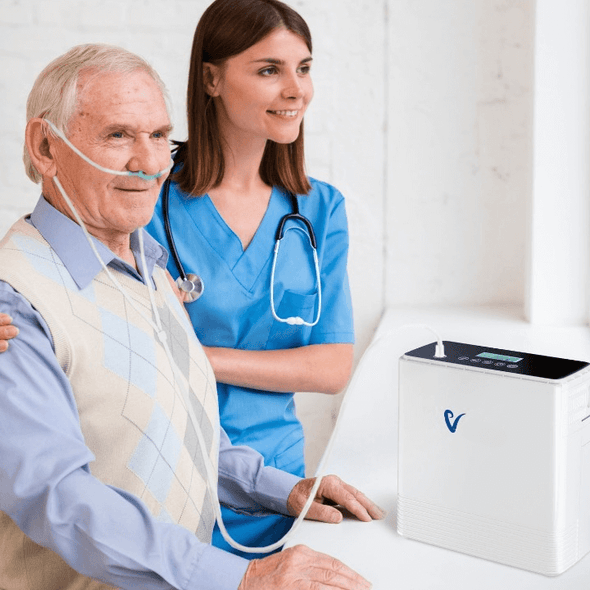 1 - 6L Continuous Flow Portable Oxygen Concentrator - Aroflit
