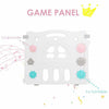 10 Panels Portable Baby Playpen Yards W/ Tray Table & Desk - Aroflit