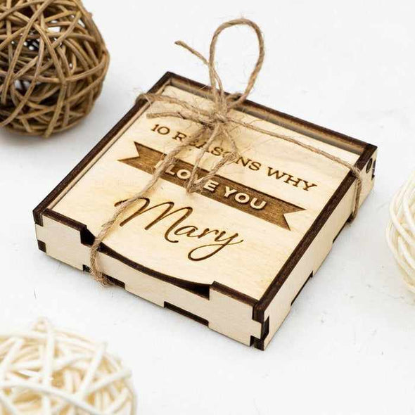 10 Reason Why I Love You Gift Box | Valentine's Day Gifts For Boyfriend Girlfriend Husband Wife - Aroflit