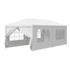 10 x 20' Outdoor Gazebo Party Tent with 6 Side Walls, UV - Resistant - Aroflit