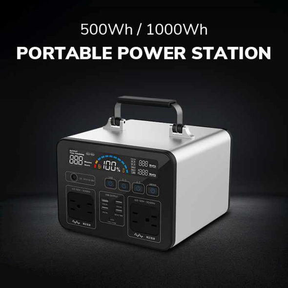 1000W Portable Power Bank Station 270000mAh Solar Generator