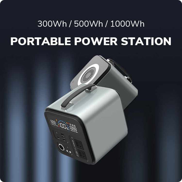 1000W Portable Power Bank Station Camping Solar Generator