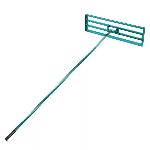 Lawn Leveling Rake Ultra Wide Yard Dirt Leveler, Ergonomic Tool