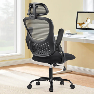 Ergonomic Office Chair with Lumbar Support, Adjustable & Breathable