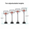 10ft Outdoor Portable Adjustable Basketball Goal Hoop - Aroflit