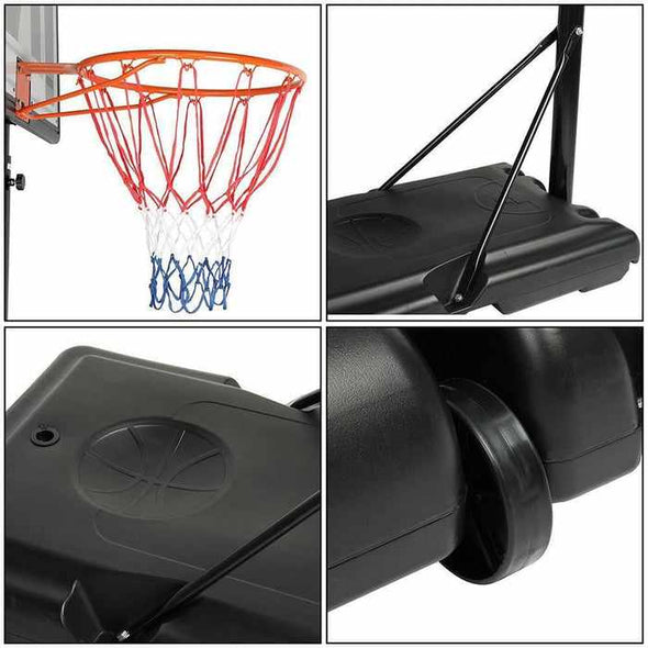10ft Outdoor Portable Adjustable Basketball Goal Hoop - Aroflit