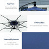 10FT Outdoor White Patio Table Umbrella - Aroflit