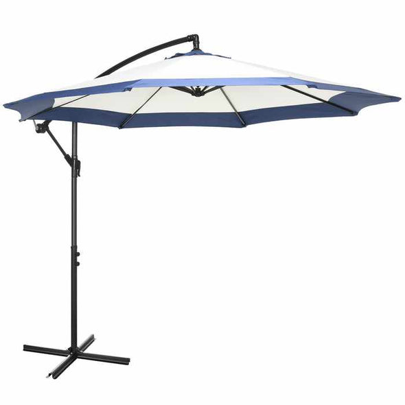 10FT Outdoor White Patio Table Umbrella - Aroflit