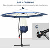 10FT Outdoor White Patio Table Umbrella - Aroflit
