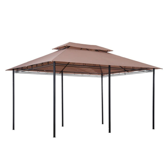 10'x13' Outdoor 2 - Tier Vented Canopy Gazebo BBQ Party Tent Shelter Shade - Aroflit