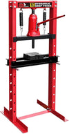 12 Ton Hydraulic Shop Press with Stamping Plates – Heavy Duty Steel - Aroflit