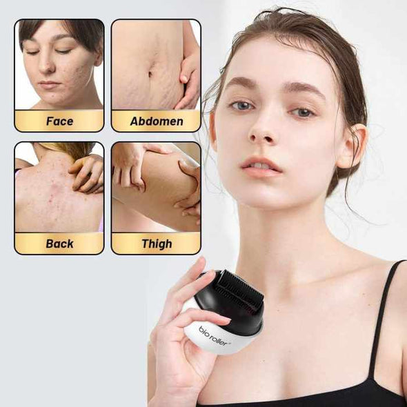 1200 Titanium Pin Microneedle Derma Roller For Hair - Aroflit