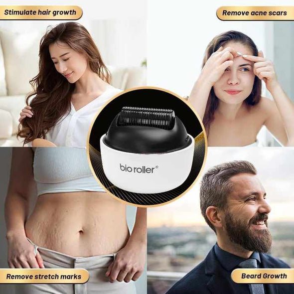 1200 Titanium Pin Microneedle Derma Roller For Hair - Aroflit