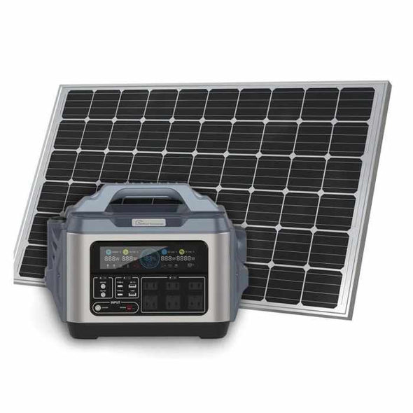 1200W Portable Power Station wih 200W Solar Panel