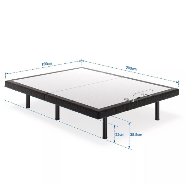 Premium Adjustable Raisable Wireless Remote Mattress Bed Frame