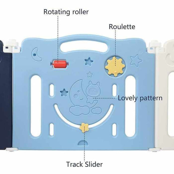 14 Panels Portable Baby Playpen Yards - Aroflit