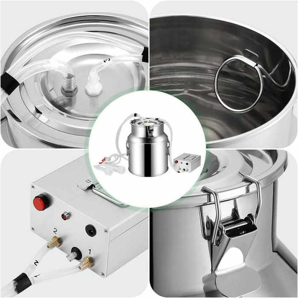 14L Cow Goat Milking Pump Machine Device - Aroflit