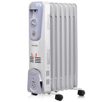 1500W Oil Filled Radiator Heater, Energy Efficient and Portable - Aroflit