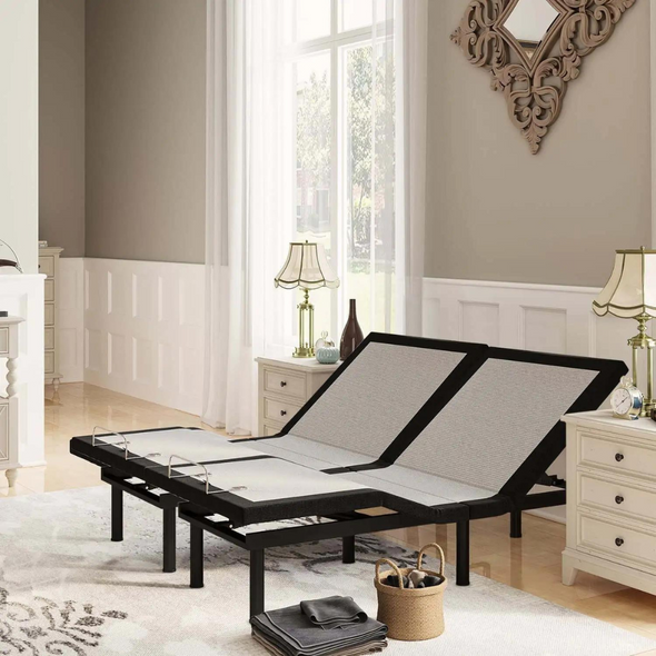 Premium Adjustable Raisable Wireless Remote Mattress Bed Frame
