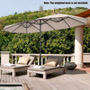 15FT Large Outdoor Patio Beach Umbrella - Aroflit