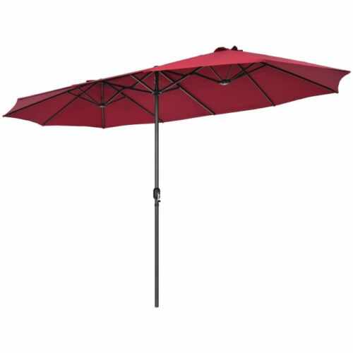 15FT Large Outdoor Patio Beach Umbrella - Aroflit