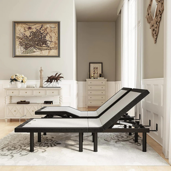 Premium Adjustable Raisable Wireless Remote Mattress Bed Frame