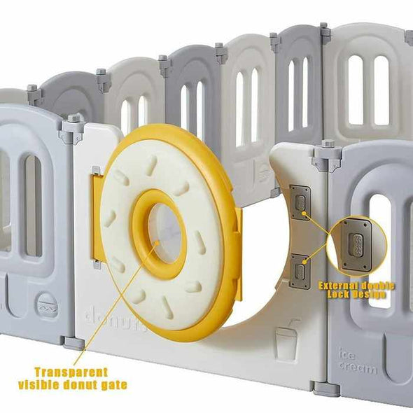 18 Panels Portable Baby Playpen Yards - Aroflit