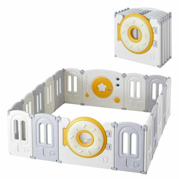 18 Panels Portable Baby Playpen Yards - Aroflit