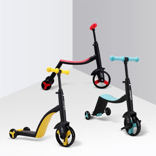2 in 1 Height Adjustable Kids Tricycle Bike – Scooter & Trike Combo