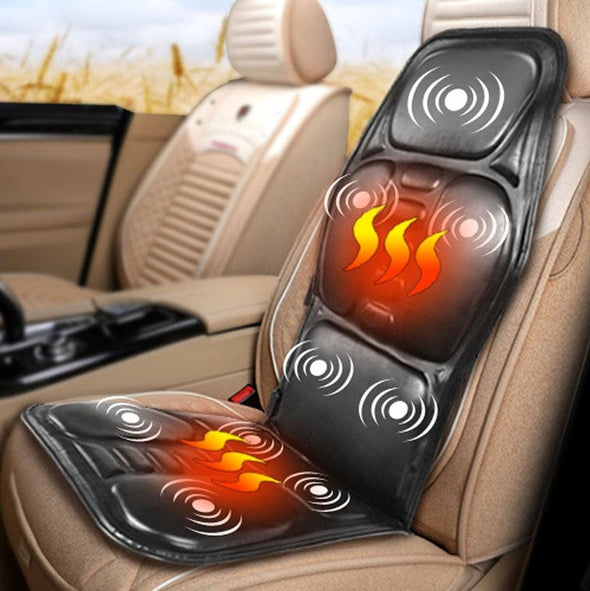 Portable Back Seat Massage Chair Pad Cushion for Relaxation & Comfort