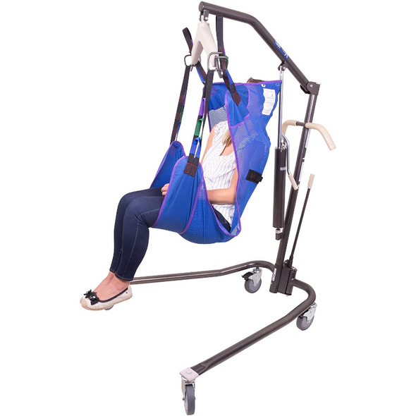 Heavy Duty Portable Sit-To-Stand Hoyer Patient Lift – 450 lbs Capacity