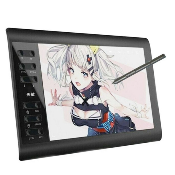 Large Digital Drawing Art Tablet with Pen, High Sensitivity Sketch Pad