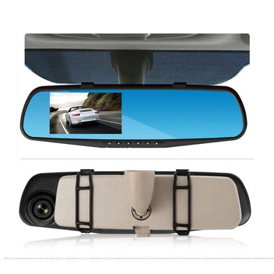 Rear View Mirror Dash Camera for Car, Backup Camera with Night Vision
