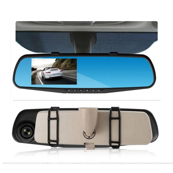 Rear View Mirror Dash Camera for Car, Backup Camera with Night Vision