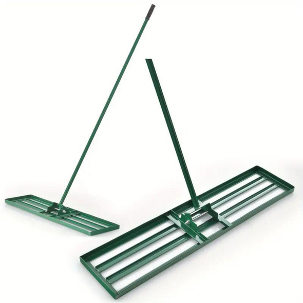 Lawn Leveling Rake Ultra Wide Yard Dirt Leveler, Ergonomic Tool