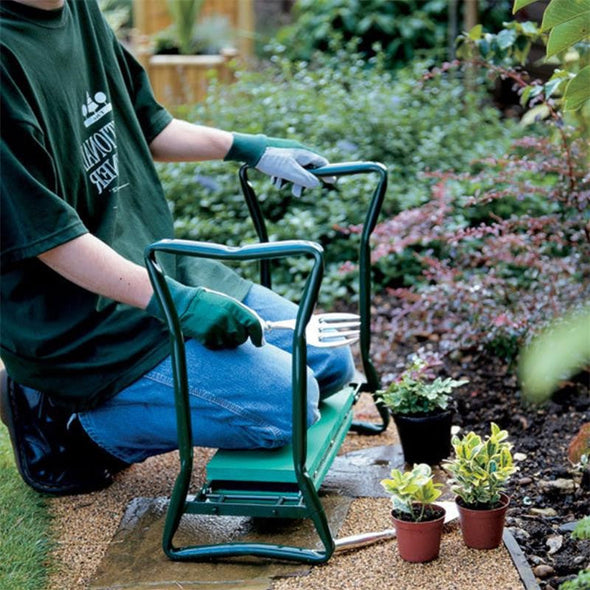 Ergonomic Garden Kneeler and Seat, Comfortable, Foldable & Durable