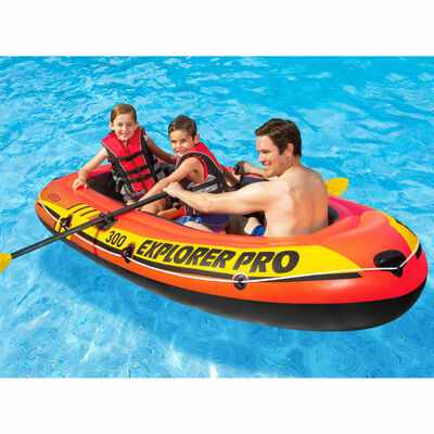 2 Person Inflatable Boat with Oars