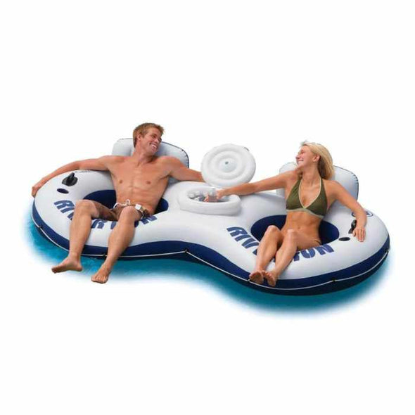 2-Person Water Tube with Cooler and Connectors