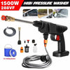 2 Battery Portable Cordless Pressure Washer High Pressure Water Spray - Aroflit