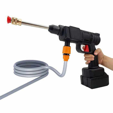 2 Battery Portable Cordless Pressure Washer High Pressure Water Spray - Aroflit