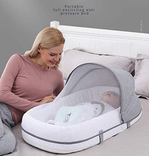 2-in-1 Portable Baby Crib & mommy bag