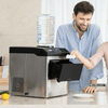 2 - in - 1 Countertop Ice Nugget Maker & Water Dispenser – 48 lbs/Day - Aroflit