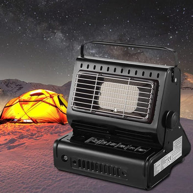 2 - in - 1 Gas Portable Heater with Gas Canisters - Aroflit