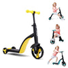 2 in 1 Height Adjustable Kids Tricycle Bike – Scooter & Trike Combo - Aroflit