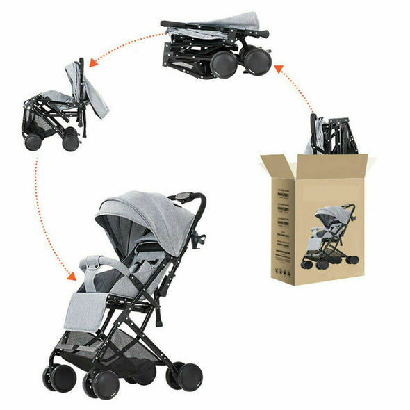 2 in 1 Newborn Baby Pram - Aroflit
